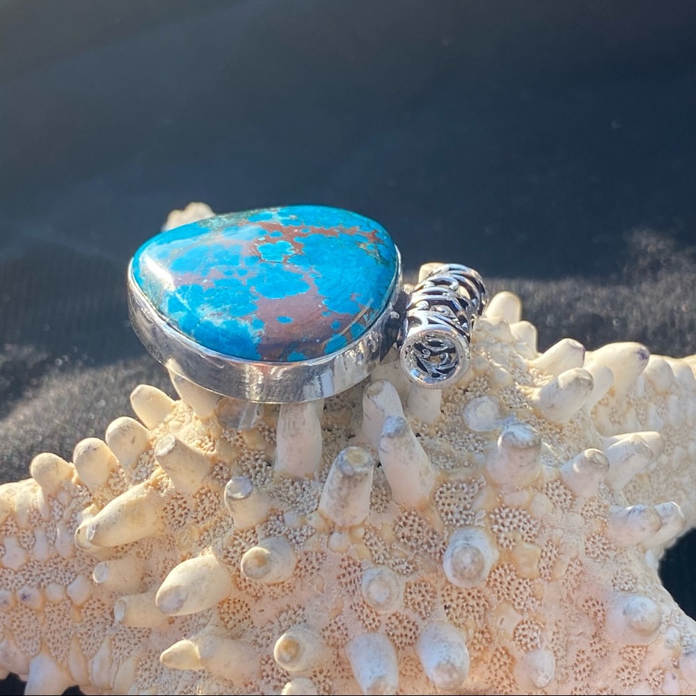 Turquoise Statement Pendant - image 2